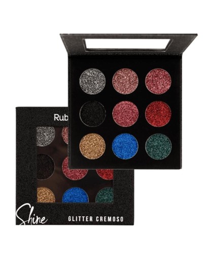 Sombras glitter ruby rose
