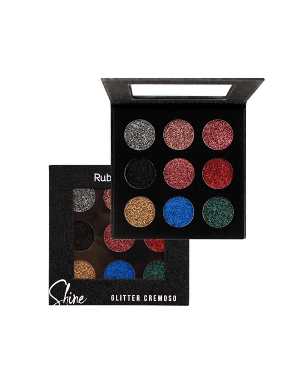 Sombras glitter ruby rose