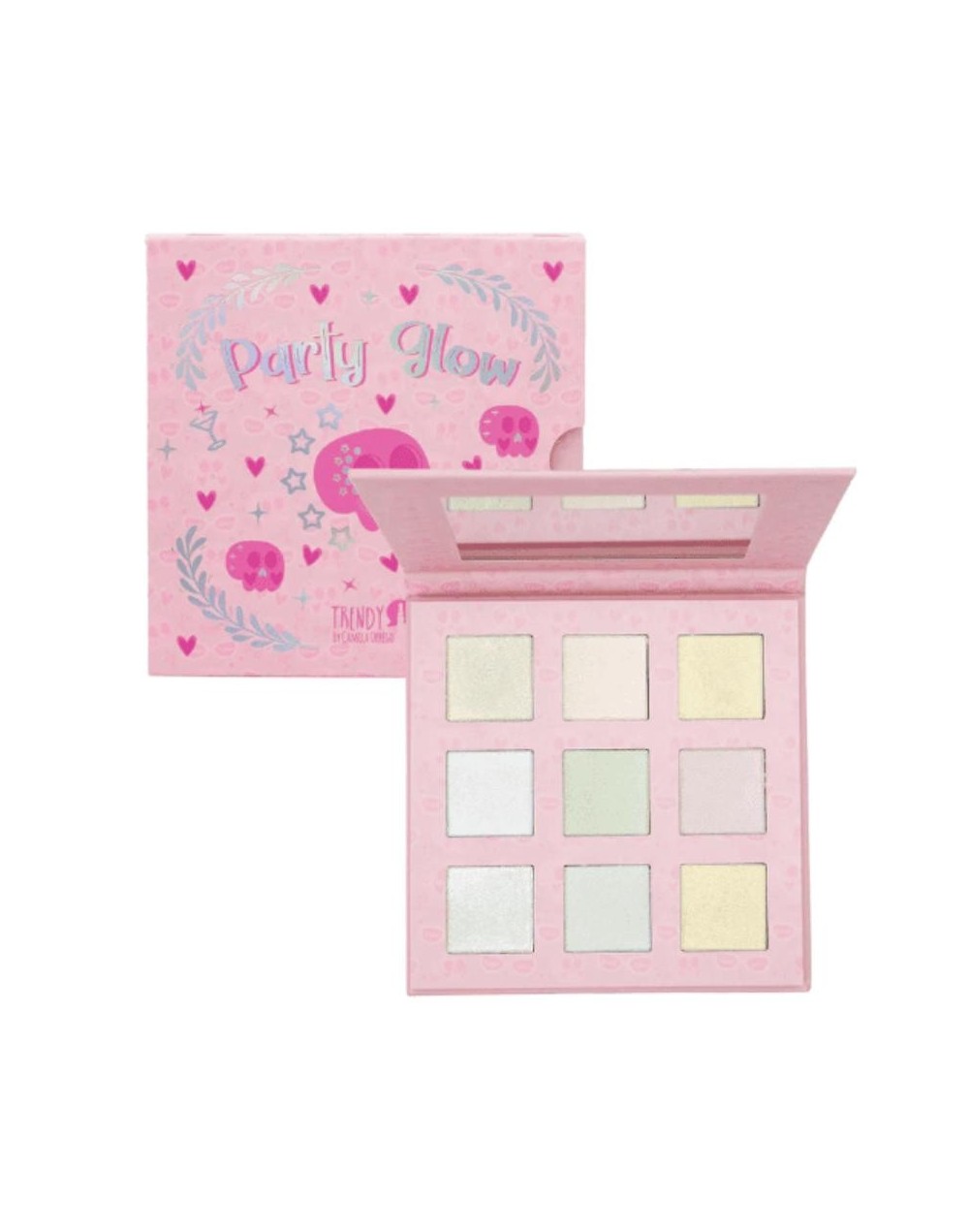 Sombras party glow trendy