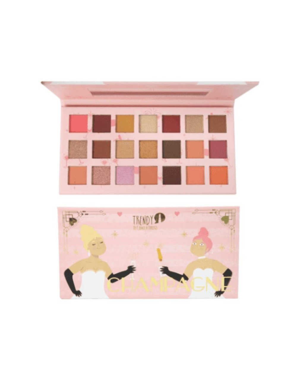 Sombras champagne trendy