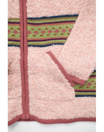 SACO DAMA TEDDY RAYAS Y CREMALLERA EFECTO FANTASIA BOUCLE