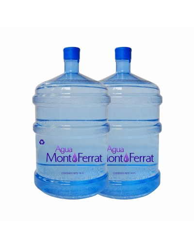 6 botellones de agua mas 1 dispensador eléctrico