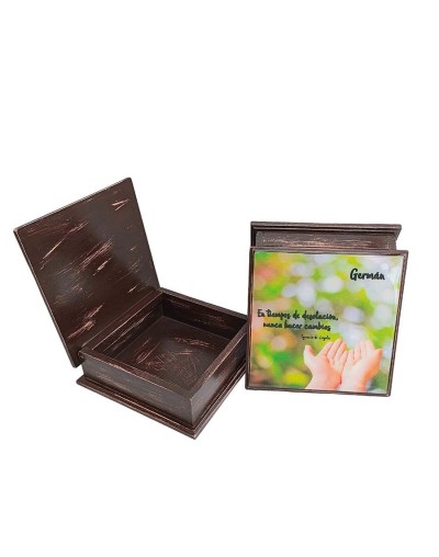 Caja en madera multiusos personalizada