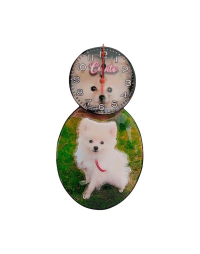 Reloj de pared personalizado con foto mascota