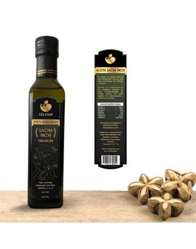 Aceite de sacha inchi extra virgen 250 ml