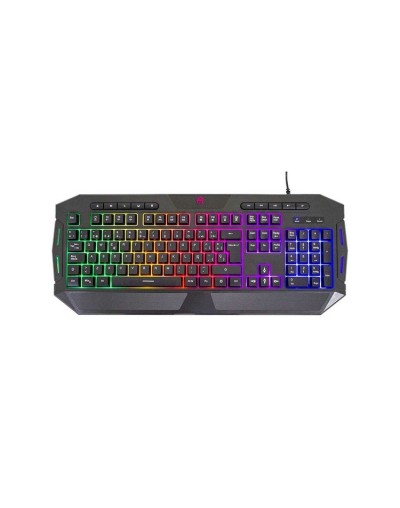 Combo alámbrico teclado + mouse + audífonos + padmouse