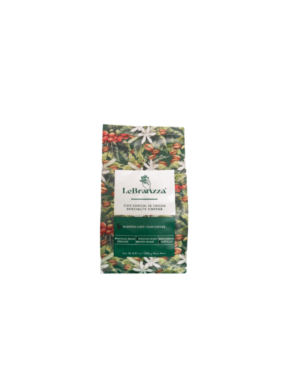 Café orgánico especial variedad castillo