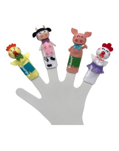 Colección títeres de dedito animalitos