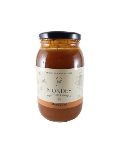 2 mondes mermelada de maracuyá 500g
