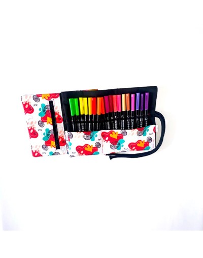 Cartuchera o pen holder x 36