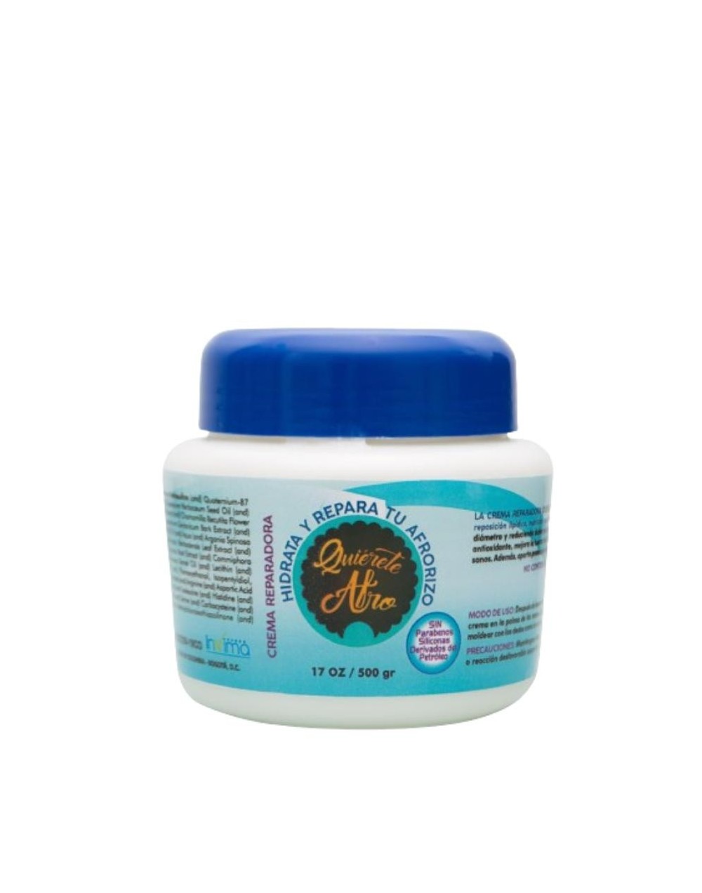 Crema reparadora e hidratante