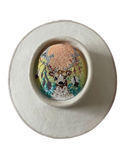 Sombero Deer natural felt hat