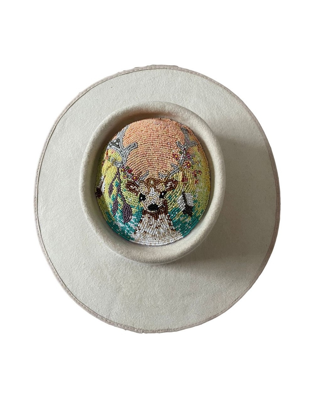Sombero Deer natural felt hat