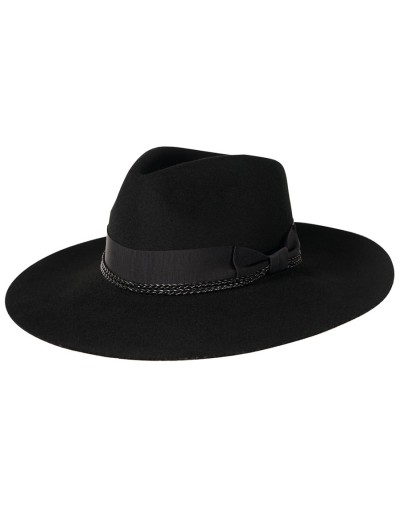 Sombrero Felt black hat & braid