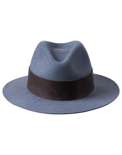 Sombrero Gray and brown felt hat