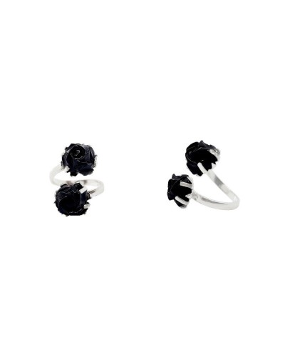 Anillo rosa doble