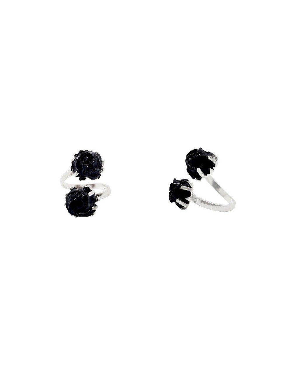 Anillo rosa doble