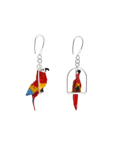Arete guacamayo soporte