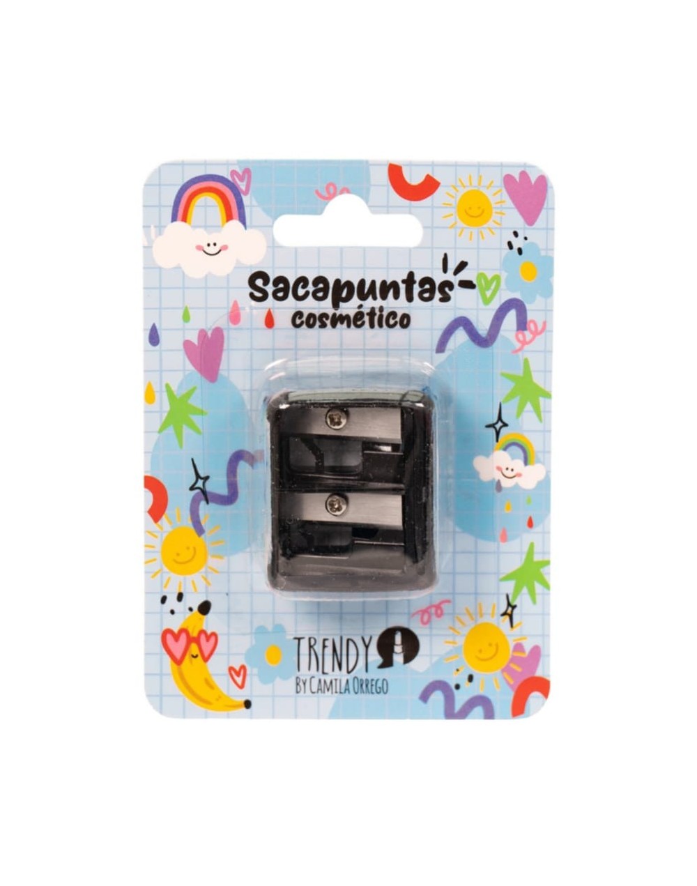 SACAPUNTAS DUO COSMETICO TRENDY