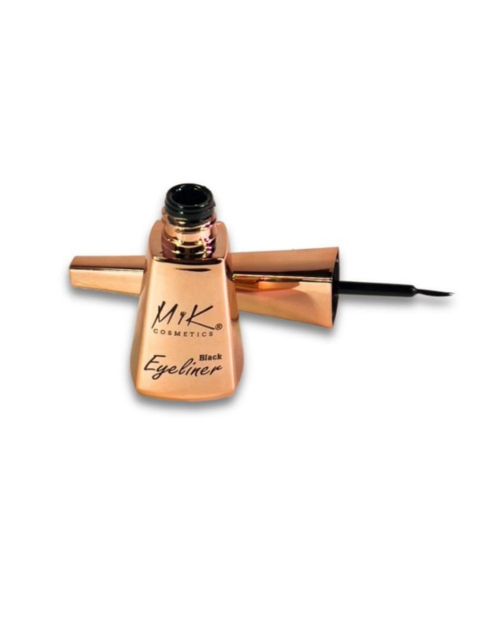 Delineador liquido ojos negro myk cosmetics