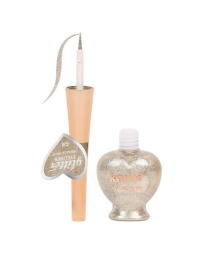 Delineador liquido glitter karite