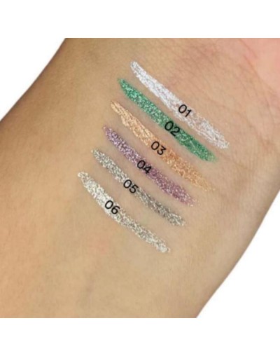 Delineador liquido glitter karite