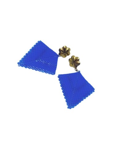 Aretes en miyuki triangulo