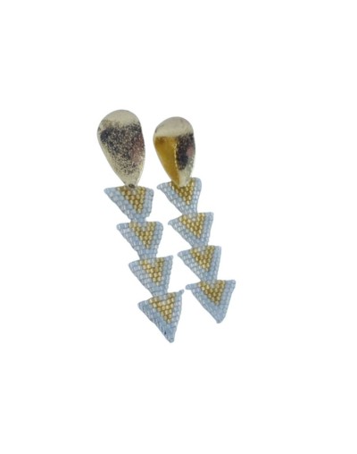 Aretes en triangulos miyuki