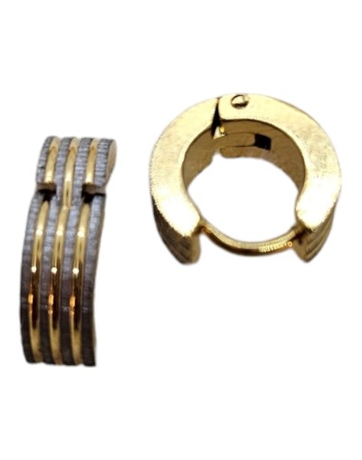 Candonga con baño de plata y oro