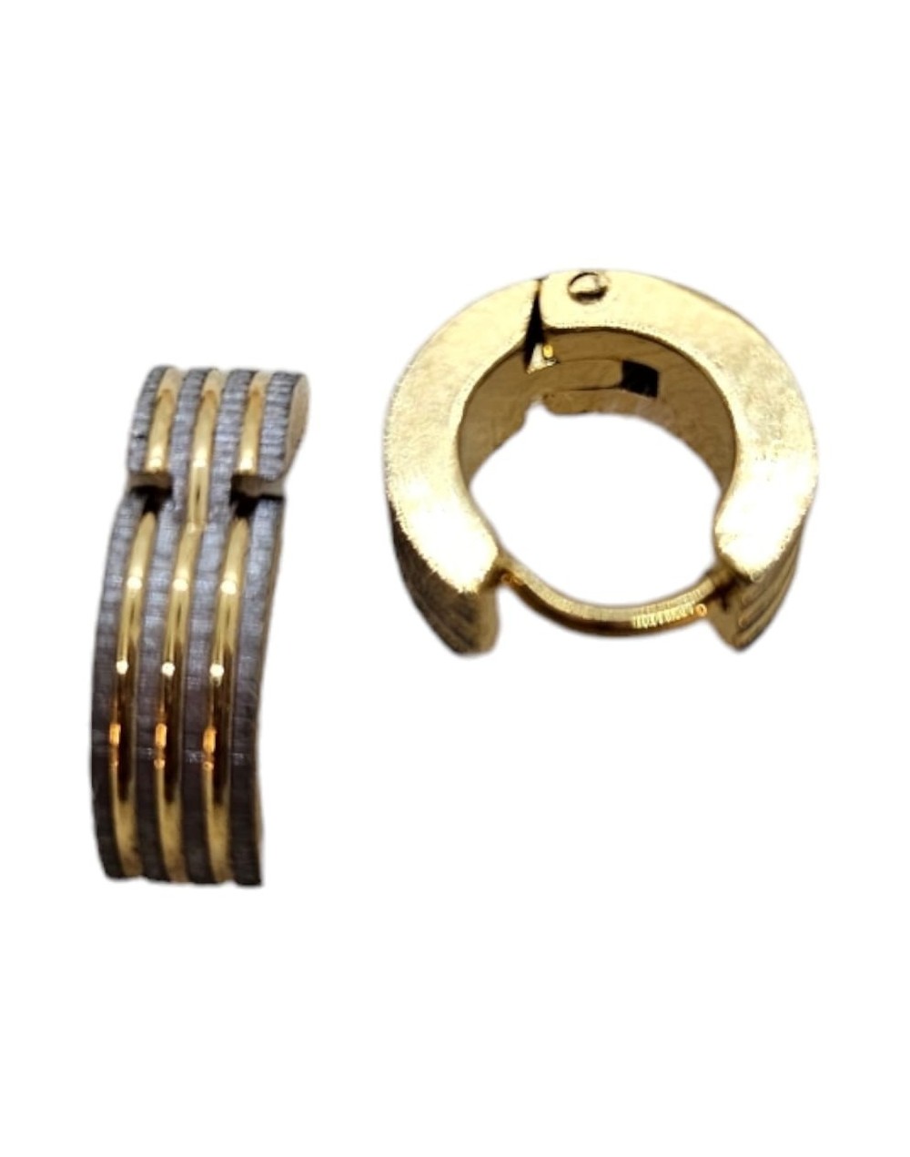 Candonga con baño de plata y oro