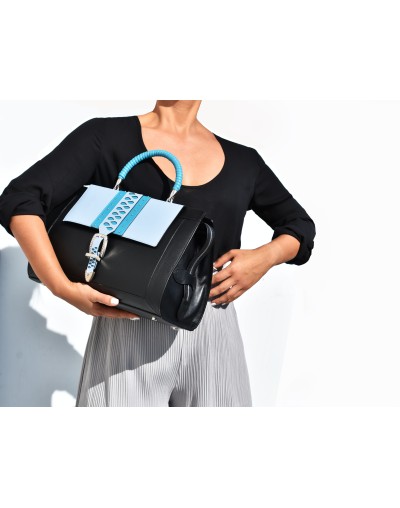 LEATHER SHOULDER BAG GIULIA