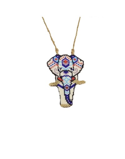 Collar elefante miyuki
