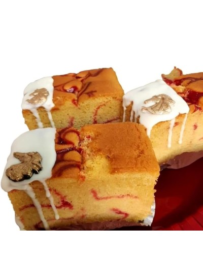 Torta de yogur griego y arándanos por 8 porciones
