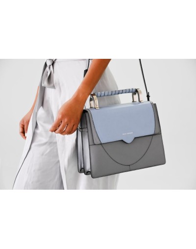 LEATHER SHOULDER BAG ALESIA