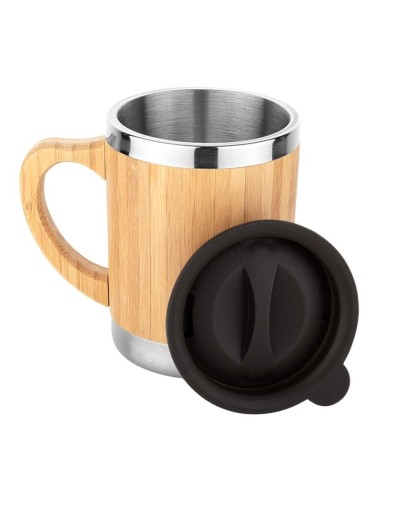 Mug de bambu viajero