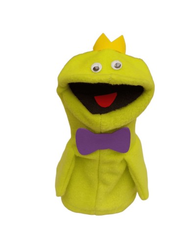Títere de mano rana o sapo