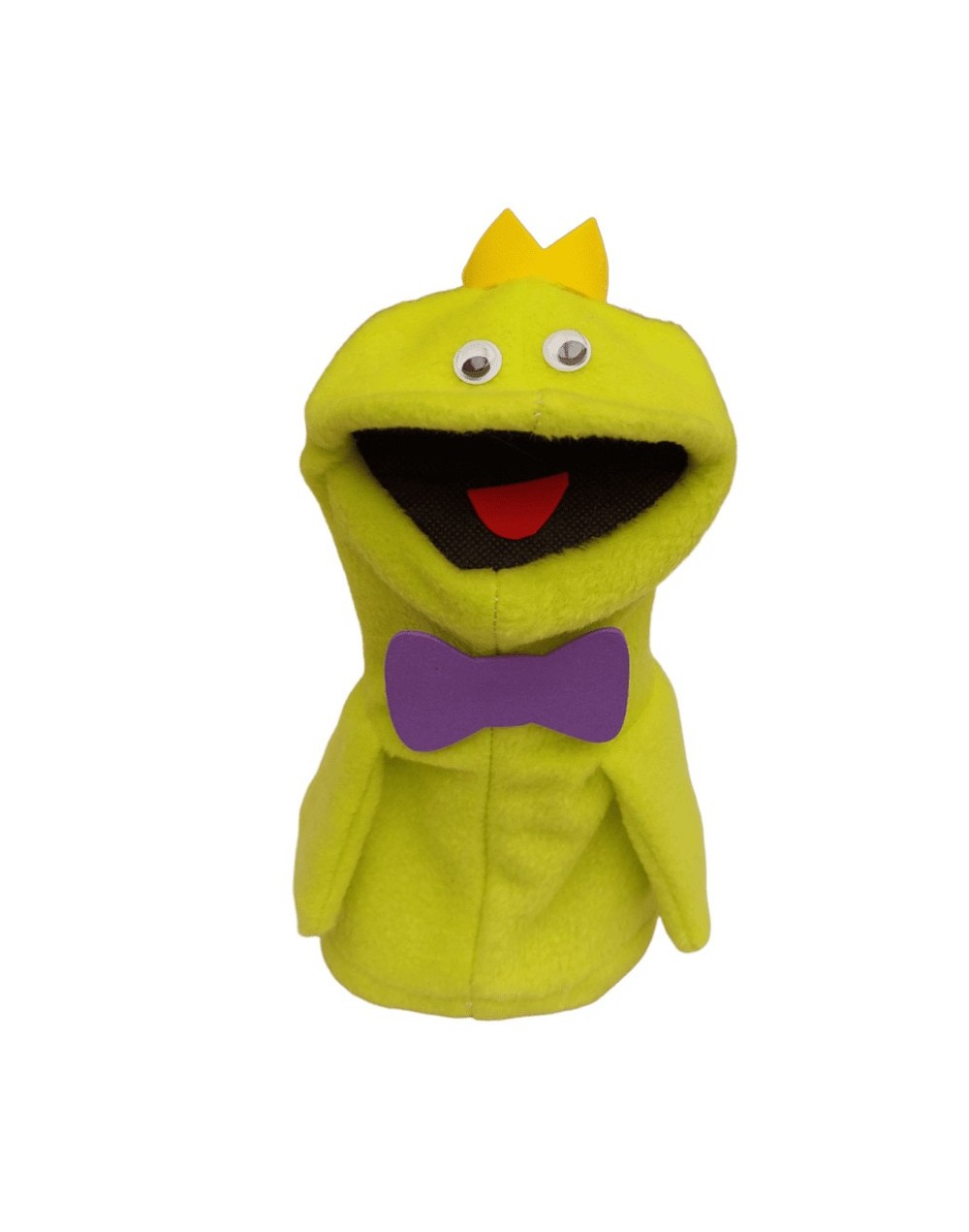 Títere de mano rana o sapo