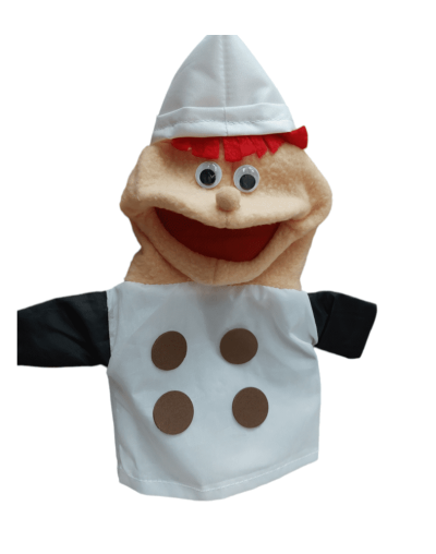 Títere chef o panadero de mano