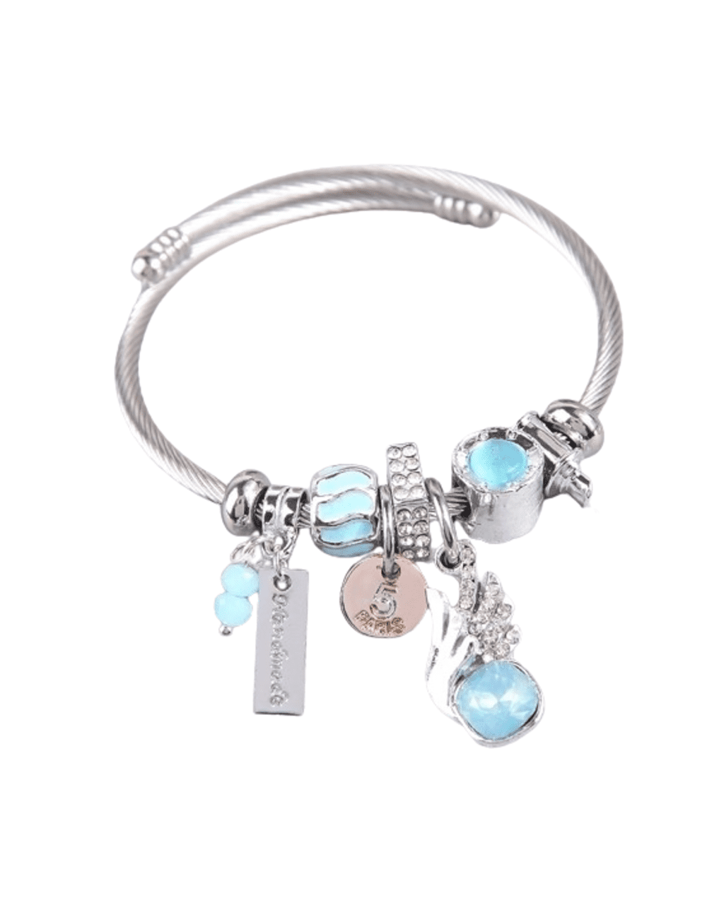 Pulsera pandora alas verdes