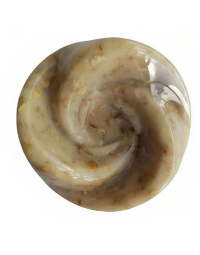 Jabón artesanal de miel y avena