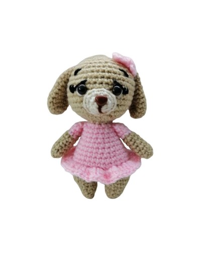 Perritos vestidos tejidos