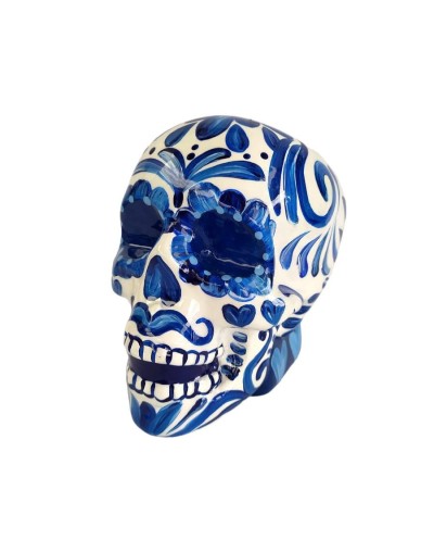 Blue skull