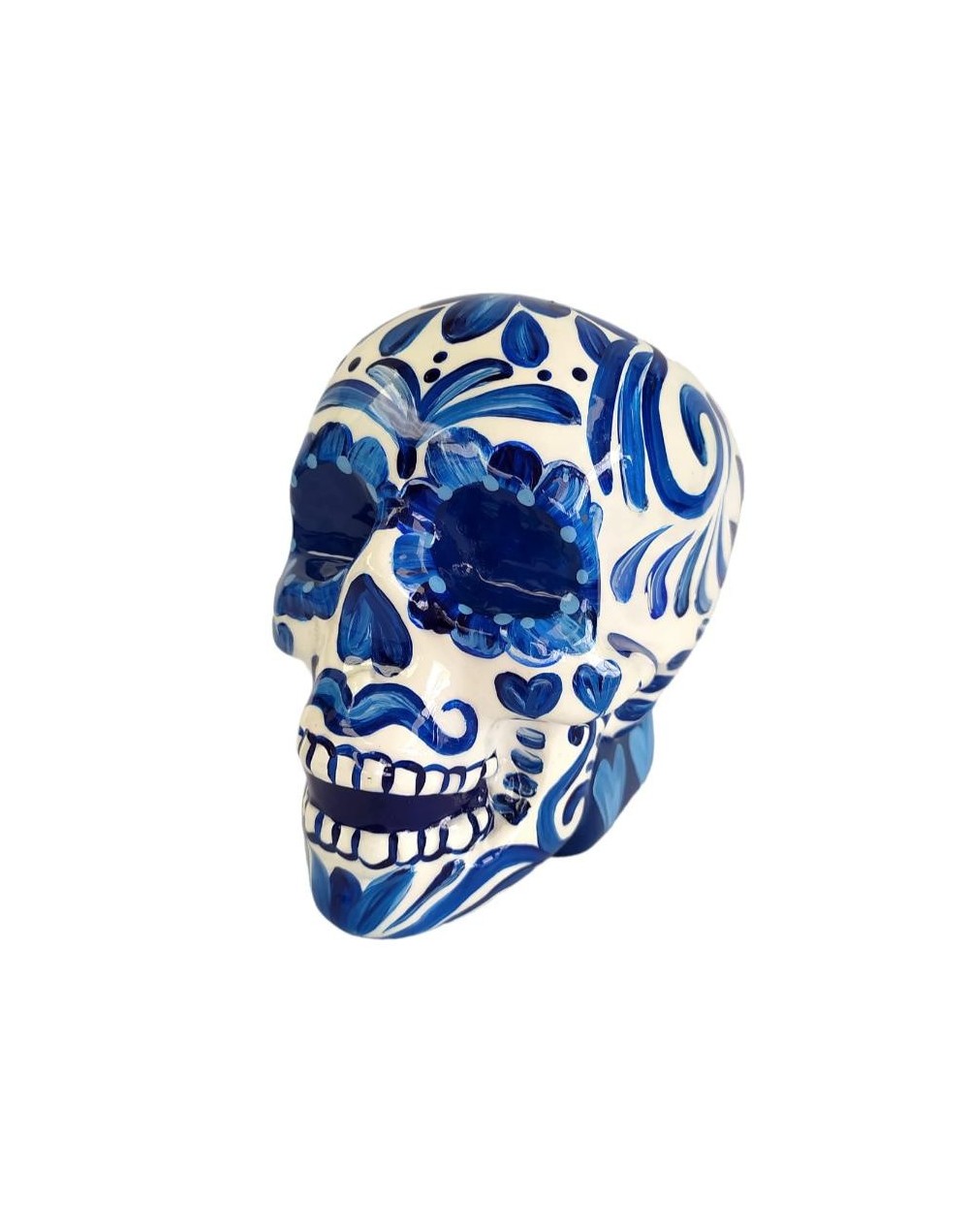 Blue skull