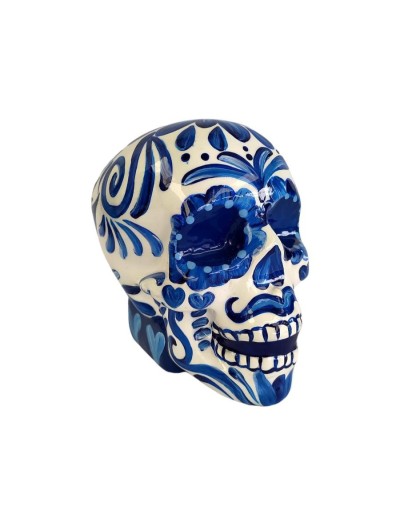Blue skull