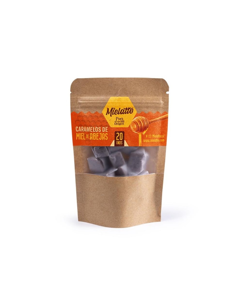 Caramelos de miel mielatto x 20 und