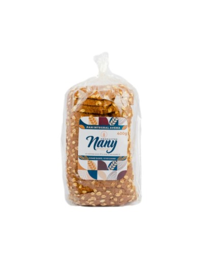 Pan tajado avena nany x 400grs