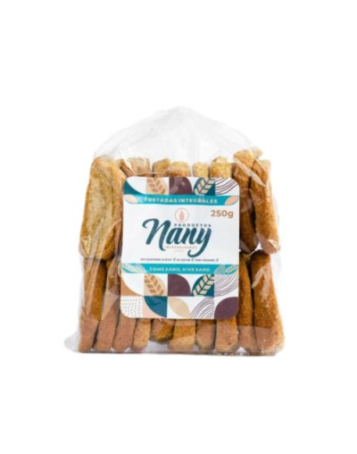Tostadas integrales nany x 250 grs
