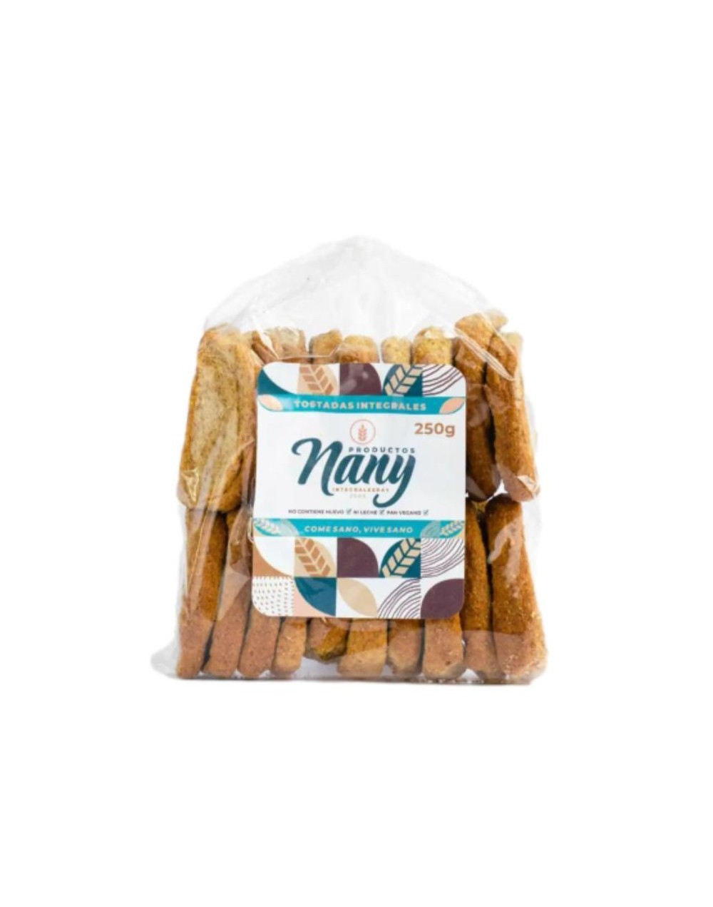 Tostadas integrales nany x 250 grs