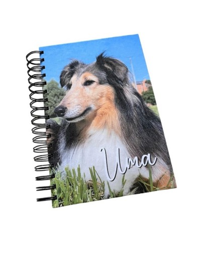 Diario para mascota personalizado pasta dura