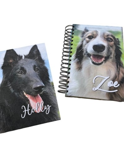 Diario para mascota personalizado pasta dura